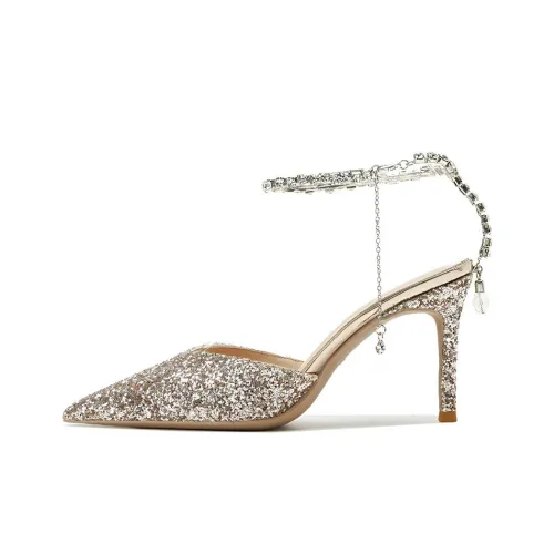 Lanza Низкий каблук Высокие каблуки Женские Золото