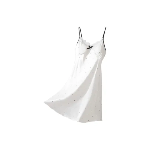 Городская красота Белый Женские Ночные сорочки