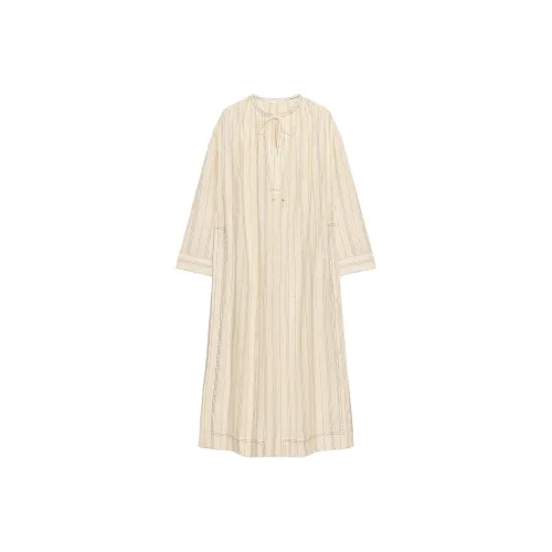 ZARA ZW Series Длинное платье с длинными рукавами женское