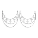 Крест Трехслойный Цепи для брюк (1 пара)