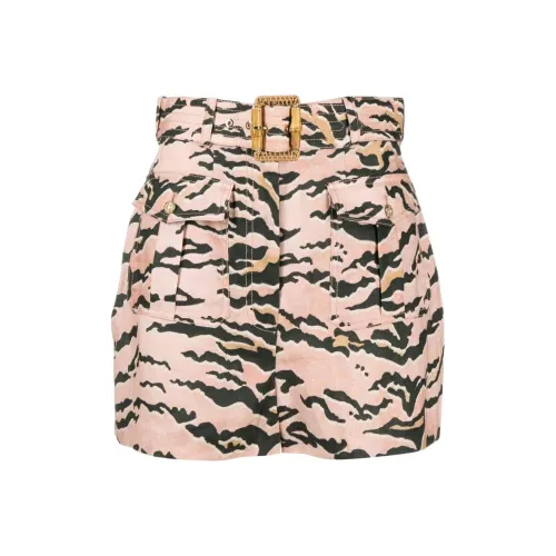 Zimmermann SS24 Повседневные шорты Женские Розовые