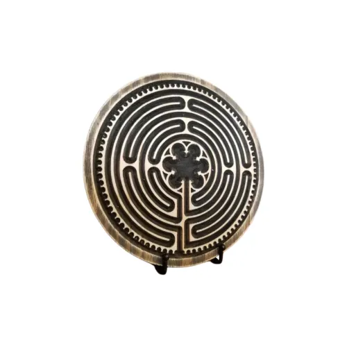 MENGJIMA Деревянная игрушка для медитации с контролем пальцев и лабиринтами