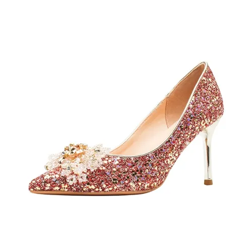 Zubumei Высокие каблуки, красный, женский