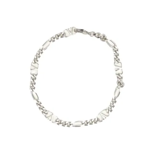 Valentino Brass Bracelets Мужской Серебряный