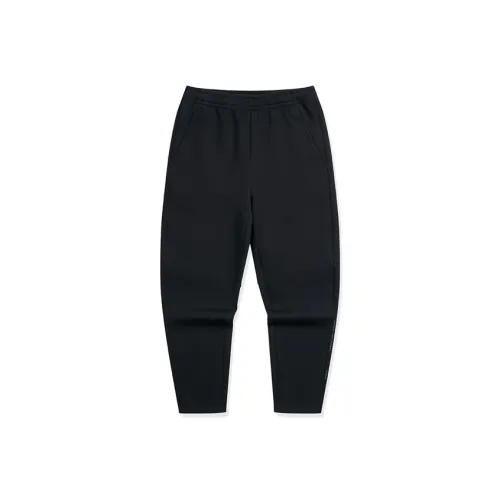 Erke ZONGXUNXILIE Вязаные тренировочные брюки мужские глубокий черный