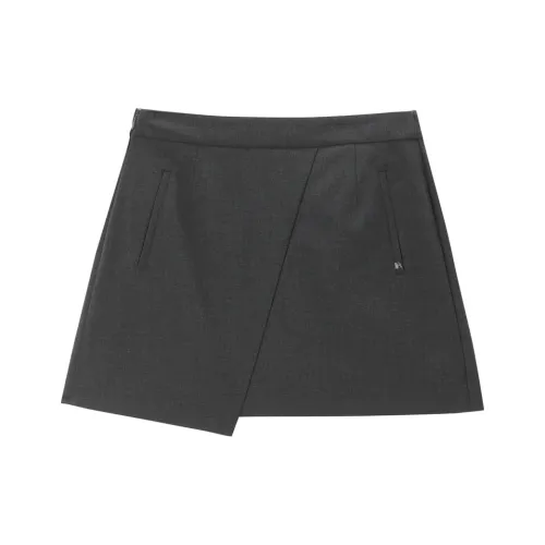 PEACEBIRD Повседневные короткие юбки для женщин