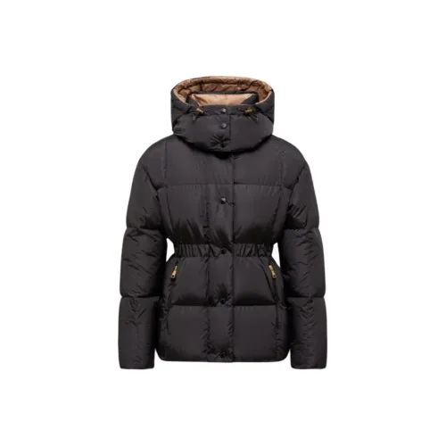 Moncler Agneux Квадрат Quilted С капюшоном Короткий Пуховик Пуховик Женские