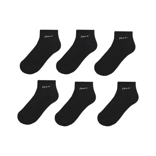 Vans HALF CREW 6 пар Черные Kids носки