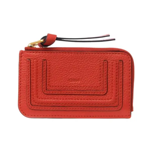Chloe Marcie Телячья кожа с текстурой Кошелек Маленький Женский Красный