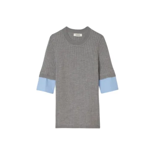 Sandro Серый Женский Трикотаж