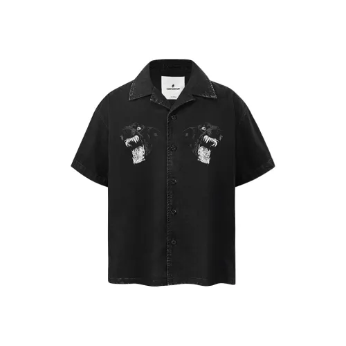 FOR FEAR THAT Hardcore Черный Унисекс Рубашки