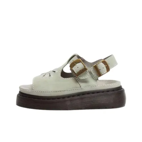 Dr.Martens Dunnet Цветочный дизайн One Ремень Сандалии Унисекс Серый Зеленый