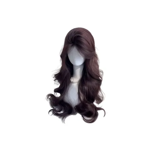 Mousse Na Wig Big Wave Full Head Set Мода Тренд Корейский Элегантный Искусственные Человеческие Волосы