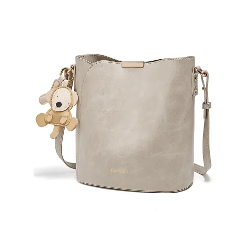FOXER Crossbody Bag Gray Beige Women's