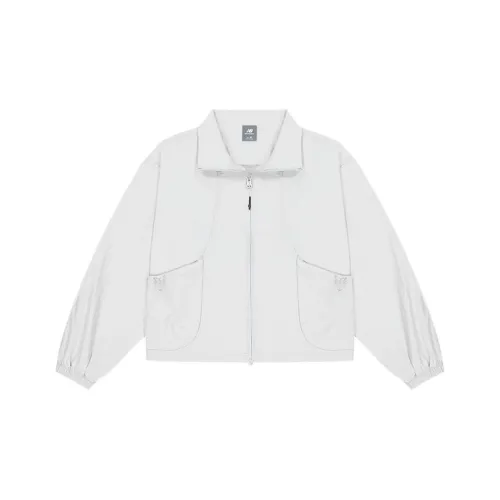 New Balance SS25 Куртка Женская Светло-Серый