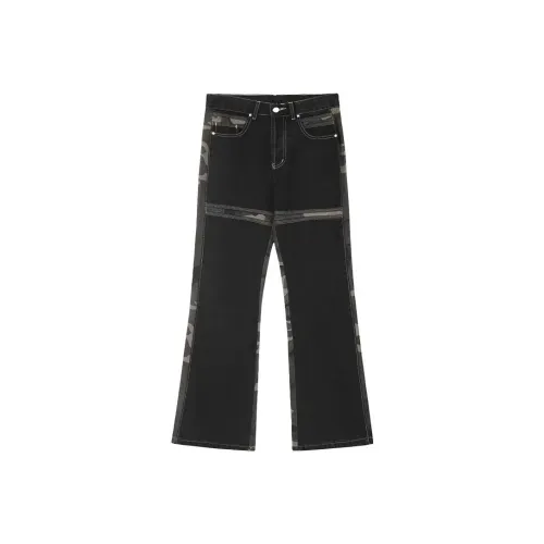 GDRG Черные Унисекс Джинсы