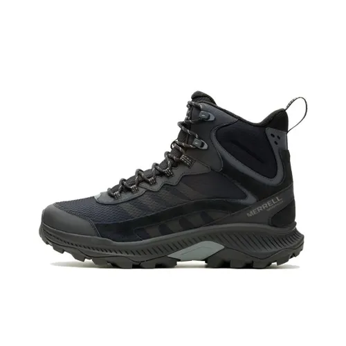 MERRELL Moab Speed Термический Водонепроницаемый Амортизация Короткий Аутдор Мужской Черный