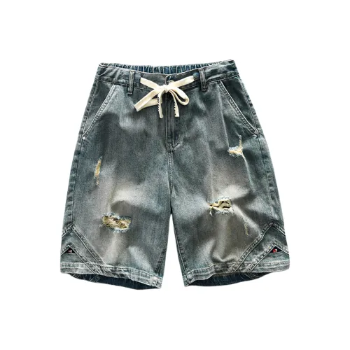 OGQG Blue Men's Denim Shorts OGQG Синий Мужские Джинсовые Шорты