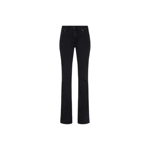 SEVEN FOR ALL MANKIND Черные Женские Джинсы