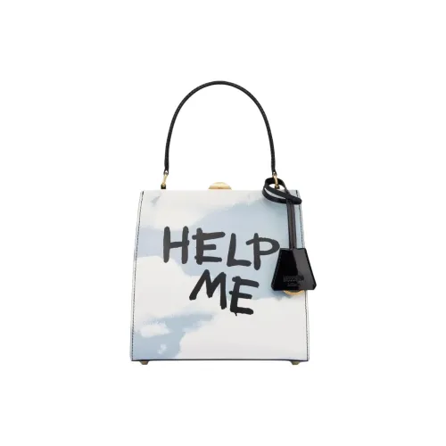 MOSCHINO Телячья кожа Сумка на одно плечо Женская Светло-синяя