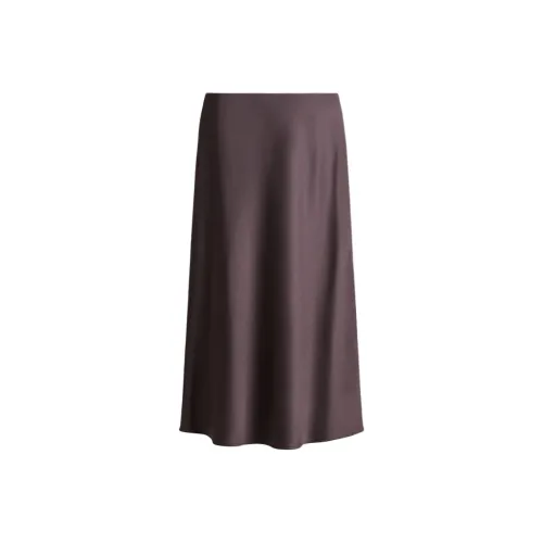 H&M Темно-фиолетовая женская повседневная длинная юбка