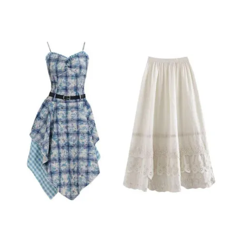 OMOIDAS Синий Женские Комплекты с Юбкой