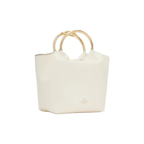 Valentino Garavani Кожа Ведрообразная Сумка Стандартная Женская Айвори Белый