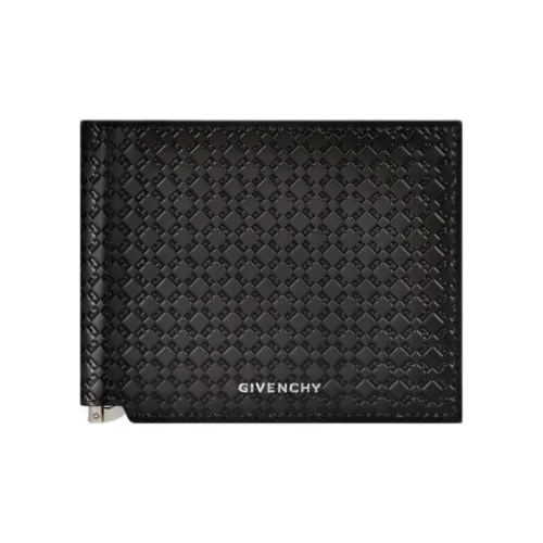 Givenchy Телячья кожа Кошелек Мужской Темно-серый