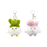 [С динамиком] Белый + Вишневый цветок Розовый