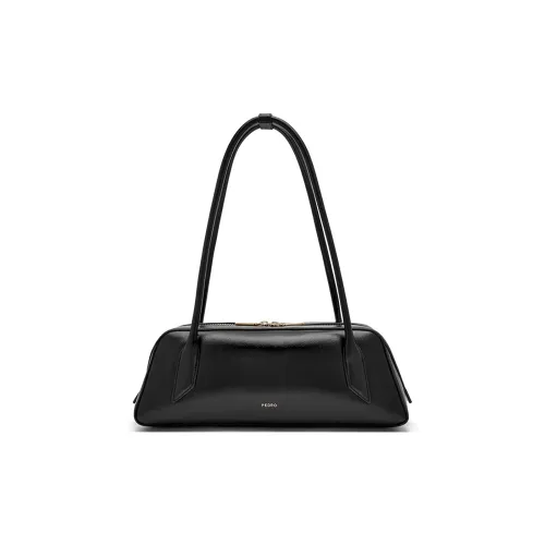 Pedro PU (полиуретан) Бостон Сумка Плечо Сумка Женская Черный Белый