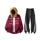 Бордовые + Черные штаны