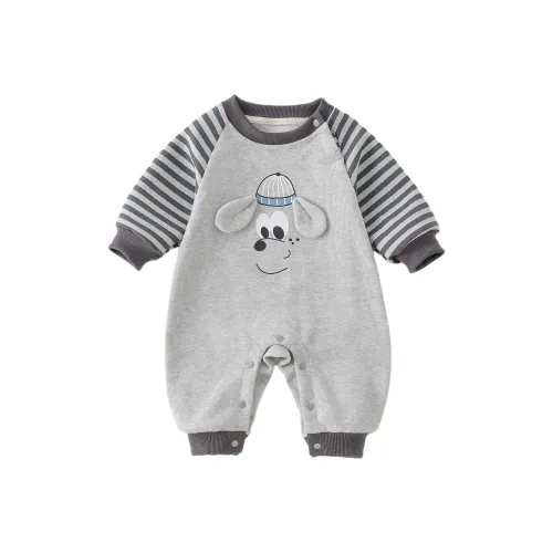 XiaoJinBu Серый Детский Комбинезон / Ползунки