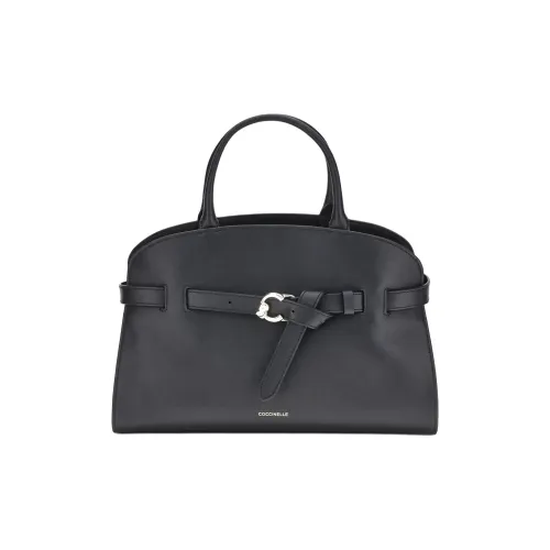 COCCINELLE Сумка из кожи большая женская черная