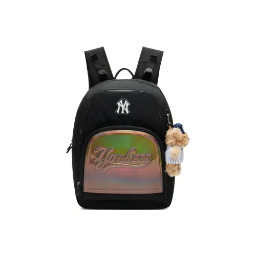 Mlb Base Logo New York Yankees Полиэстер Рюкзак Унисекс Черный