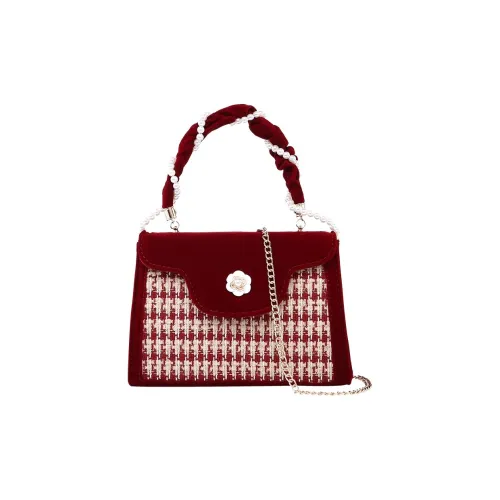 SMILE FOCUS Вельветовая сумка женская красная