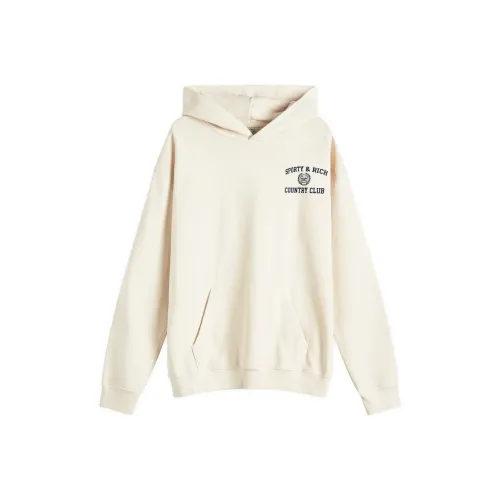 SPORTY RICH Свитшот Унисекс Кремовый