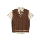 Абрикосовый топ без рукавов / Абрикосовая рубашка