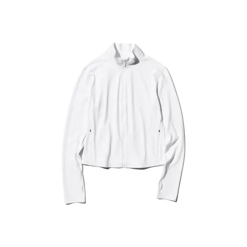 UNIQLO AIRism Mesh Series Куртки Пальто Женские Белые