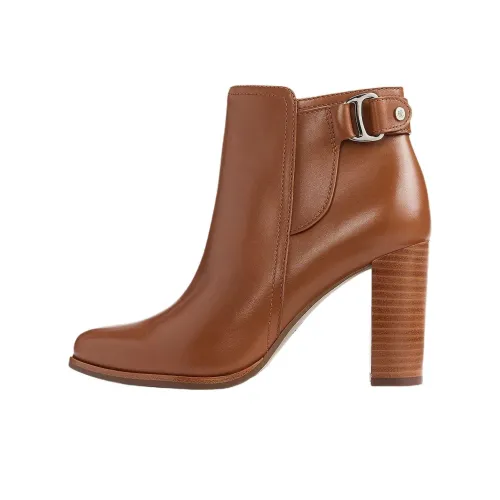 SAINT LAURENT Tasha Ботильоны 8,5 см Женские Коричневый