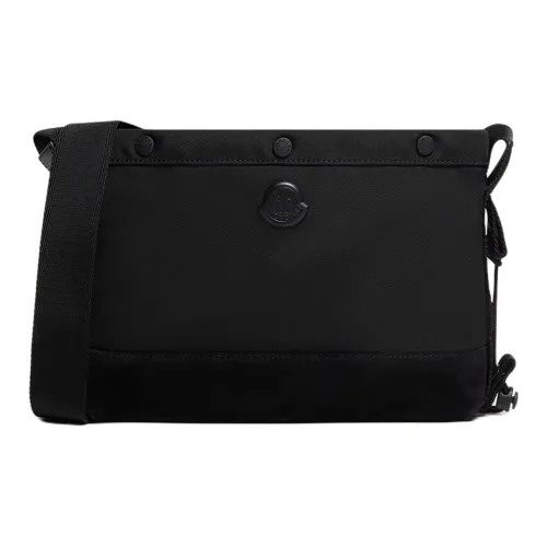 Moncler Tech Нейлоновые Сумки через плечо Сумка на плечо Мужская Черная