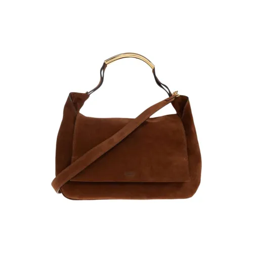 MOSCHINO Кожа Сумка Женская Коньячный Коричневый