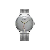 Стальной браслет, серебристо-серый циферблат