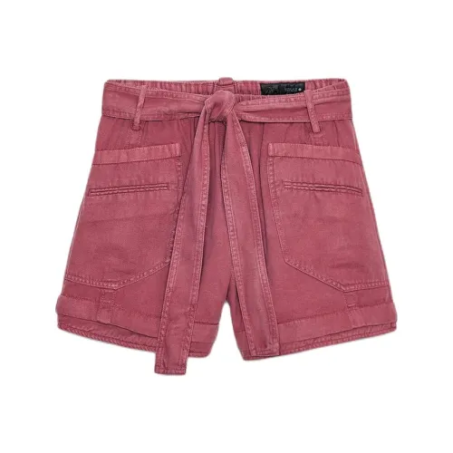 ZARA ZW Series Розовые Женские Джинсовые Шорты