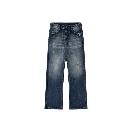 VALKOMM Кирпич Каменный синий Унисекс Джинсы