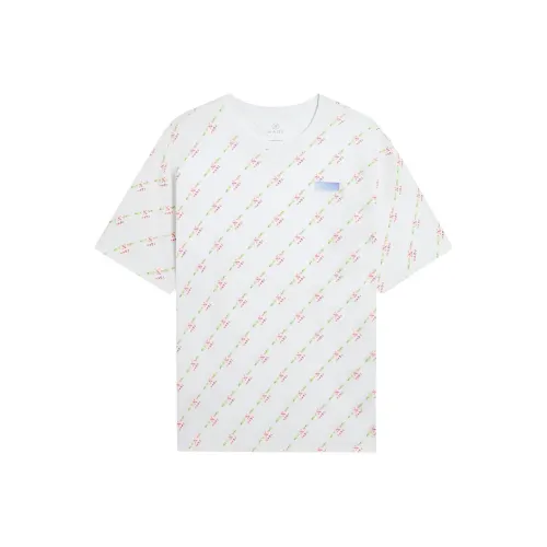 LINING T Рубашка Мужская Розовая Белая