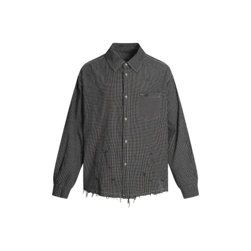 HIPHOPPUNKS Фотиния Серый Мужская Рубашка