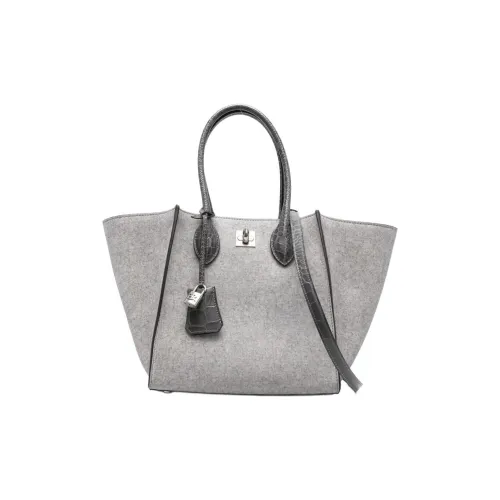 ERMANNO SCERVINO Телячья кожа Сумка Средний Женская Серый