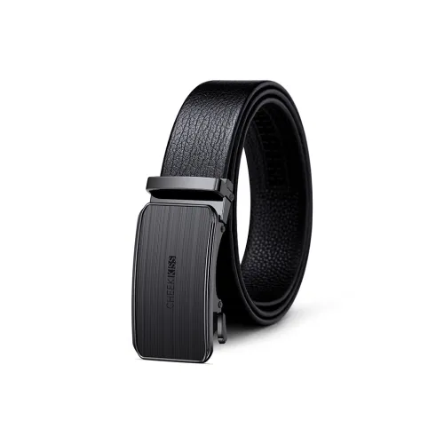 Cheekkiss Ремни из коровьей кожи мужской металлический 3,5 см