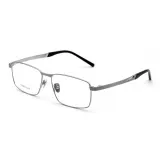 Серебряная оправа + защита от синего света, 0 диоптрий, меняющий цвет [серый, коричневый, синий, фиолетовый, розовый, оранжевый]