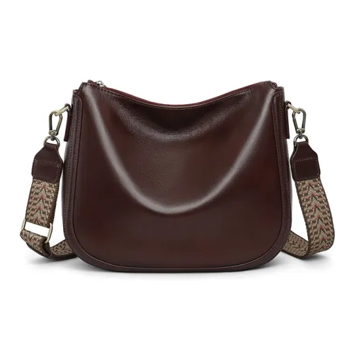 PT'SON Коровья кожа Ведрообразный Сумка через плечо Сумка на плечо Стандартная Женская Многоцветная